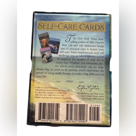 Cheryl Richardson Self-Care Cards Deck C2001 Orig deck - Picture 2 of 3